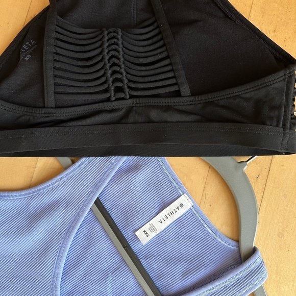 Athleta Set of 2 sports bras, XS & XXS,   G985 - Picture 2 of 2
